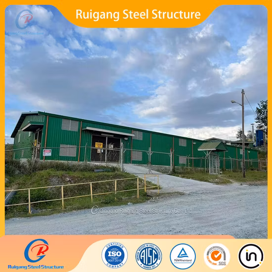 Europe Width (Span) : 24m, Height: 6m, Length: 18-60m, Prefab Light Frame Standard Steel Structure Farm Building / Warehouse with CE