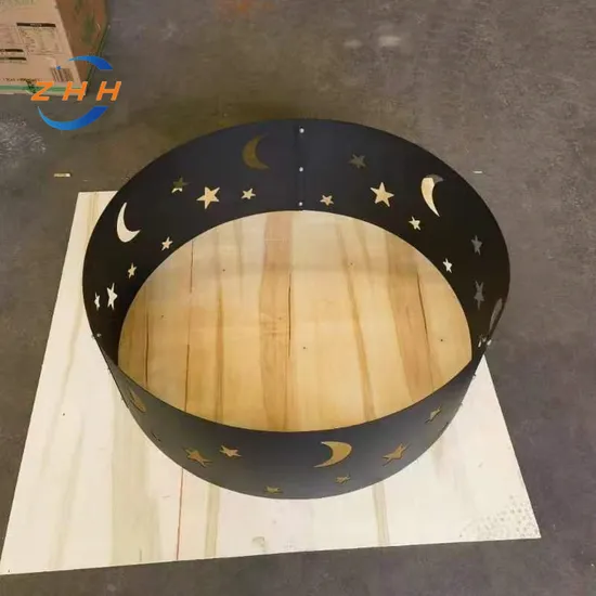 대형 코르텐 강철 화덕 화로 야외 수영장 불과 물그릇